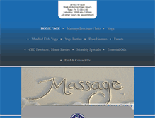 Tablet Screenshot of massageandyogacenter.com